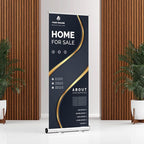 33x81 Custom Retractable Banner Stand Signs READY IN 1 DAY Pull up Roll up Portable & Personalized Display with travel case for Business and Trade Shows Advertising and Promotion
