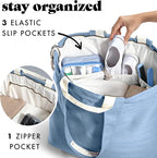 Fit & Fresh Large Beach Bag for Women - Extra Large Travel Tote With Pockets