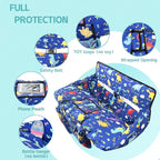 Shopping Cart Cover for Baby,2-in-1 High Chair Cover with Portable Cloth Bag,Cart Seat Pad for Babies Grocery Cushion Cover Restaurant,Suitable for All Supermarkets
