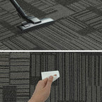 24" x 24" Self-Adhesive Carpet Tiles, 10 Pack Peel and Stick Carpet Squares for Indoor Flooring, Non-Slip Squares Carpet Floor Tile for Basement, Bedroom, Office, Easy DIY Installation