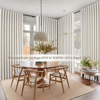 108 Inch Floor to Ceiling Blackout Curtains 70 Inches Wide for Sliding Glass Door,Luxury Pleated Cream Beige Linen Room Darkening Privacy for Wide Large Windows 66 to 120 Drapes(70"W x 108"L 2 Panels)