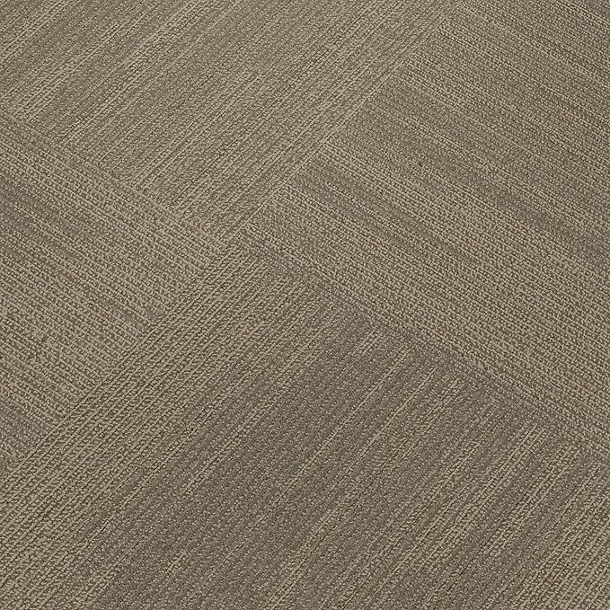 Mohawk Elite 24" x 24" Berber (Loop pile), 0.1" Pile Height, Carpet Tile, Nylon Fiber, Falcon Color, (1 Tile)