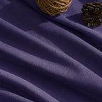 Nanspring Purple Linen Blend Light Filtering Back Tab Curtains 102 Inches Long, Semi Sheer Privacy Drapes for Living Room & Bedroom, 52x102 inch, 2 Panels