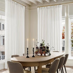 Beige White Pinch Pleated Extra Wide Curtain Panels 90 Inches Long 100 Wide Linen Curtain for Sliding Glass Door Semi Sheer Hooks Rings Privacy 90 Inch Length Drape for Living Room 100x90 1 Panel