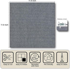 Self-Adhesive Carpet Floor Tiles (20 Pcs) – 12” x 12”, Peel and Stick Square Tiles for Easy Installation, Durable Flooring, Ideal for Home, Office, or Basement Use