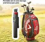 62" Phone Tripod & Selfie Stick for Golf Training, Extendable Cell Phone Tripod Stand with Wireless Remote and Phone Holder, Golf Training Aid - Compatible with iPhone Android iPhone
