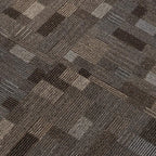Mohawk Basics 24" x 24" Berber (Loop pile), 0.09" Pile Height, Carpet Tile, PET Fiber, Coffee Color, (24 Tiles), (96 sqft/carton)