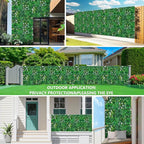 Artificial Hedge Grass Wall, Boxwood Panels 20"x20"(8pcs), Greenery Wall Backdrop, UV Protected Privacy Fence Screen, Green Wall Decor for Outdoor Indoor Wedding Décor