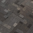 Mohawk Basics 24" x 24" Berber (Loop pile), 0.09" Pile Height, Carpet Tile, PET Fiber, Smoke Color, (24 Tiles), (96 sqft/carton)