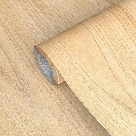 GSCIT Club Maple Wood Veneer, 12 inch x 50ft Wood Edge Banding Pre-glued Flexible, Maple Veneer Tape Banding for Cabinet Repair Furniture