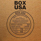 Box USA Moving Boxes Tall 8" x 8" x 20"Pack of 10, Durable Kraft Corrugated Boxes for Shipping, Packaging, Moving & Storage Boxes