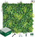20"X20" Artificial Grass Wall, 16PCS Boxwood Hedge Panels UV-Protected Greenery Privacy Hedge Screen, Grass Backdrop Wall for Indoor Outdoor Patio Balcony, Party Garden Fence Decor