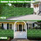 Artificial Grass Wall Panels, 20"x20" 16pcs Hedge Grass Backdrop, UV-Anti Fake Greenery Plant Boxwood Panels, Green Wall Decor for Outdoor Indoor Patio Garden Backyard