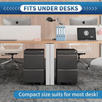 2 Drawer File Cabinet with Lock,Rolling Vertical File Cabinets for Home Office,Small Metal Filing Cabinet Office Drawers Under Desk for A4-Size/Letter-Size/Legal-Size- Assembly Required/Black