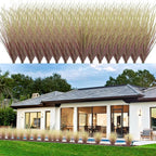 48Pcs Artificial Grass Plants, Faux Shrubs Wheat Grass, Artificial Tall Grass Fake Plants for Outdoor Decor,Artificial Greenery Stems Weed for Room Indoor Home Decor（Light Purple）