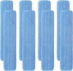 36" Microfiber Pad for Rubbermaid Commercial 36 Inch Mop Head - 8 Pack Replacement Wet & Dry Commercial Reusable Cleaning Mop Refills Fit for Any Microfiber Flat Mop System 36"
