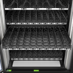 KoolMore Snack Vending Machine with 21.5 in. Touch Display, 66 Slots and Elevator-Lift Dispensing, Refrigerated, Bill Acceptor & Credit Card Reader with Connectivity in Black