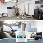 SMELLS BEGONE 1-Gallon Odor Absorber Gel - Air Freshener & Odor Eliminator for Homes, Garages & Commercial Buildings - Industrial Size - Soothing Breeze Scent