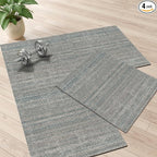 jxgzyy Commercial Carpet Tiles, 20×20 Inch, 0.31'' Padded Carpet Squares for Under Furniture, Non-Adhesive Carpet Flooring with Textured Silicone Back, Easy DIY, Renter-Friendly, 4 Pcs/10.8 Sqft