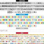 BONNYCO Cinema Light Box with 400 Letters, Symbols, Emojis, 2 Markers and USB. Led Light Box Home Decor, Room Decor. Cinema Led Sign Letters Board, Novelty Gifts Christmas, Birthdays. Marquee Lightbox