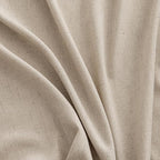 MIULEE Non-See-Through Privacy Linen Curtains 2 Panels, Light Filtering Window Curtains Farnhouse Textured Back Tab Semi Sheer Drapes for Bedroom Living Room, 52 x 108 Inches Long, Taupe