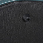 HomePop Round Leatherette Storage Ottoman with Lid, Teal
