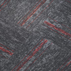 Mohawk Elite 8" x 8" Carpet Tile Sample with Premium Nylon and EcoFlex One Cushion in Ruby Edge