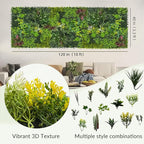 Artificial Plant Wall Boxwood Roll: 40"x120" UV Resistant Green Leaves Faux for Interior Backdrop,Garden and Indoor Outdoor Wall&Fence Covering Privacy, Party Wall Fence Decor
