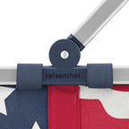 reisenthel carrybag stars & stripes - Sturdy shopping basket with plenty of storage space and practical inner pocket - Elegant and water-repellent design