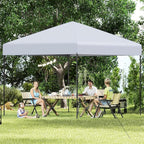 Tangkula 10x10 FT Pop Up Canopy, UPF50+ Portable Outdoor Tent with 8 Stakes, 4 Wind Ropes, Carrying Bag, Foldable Canopy Tent for Beach Party Event Camping