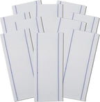 Don Aslett Disposable Mop Pads (24", 10-Pack) 5-inch Wide Replacement Floor Mop Pads for Wet or Dry Multi Surface Cleaning | Extra Thick Single-Use Mop Pad Refills for Cleaning Dust and Pet Hair