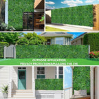 Grass Wall, Artificial Boxwood Panels 20"x20"(8pcs), Privacy Hedge Fence Screen with UV Protection, Greenery Backdrop for Indoor Home Wedding Decor and Outdoor Garden Backyard