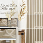 Nanspring Eggshell Beige 63 Inch Curtains for Living Room Linen Blend Luxury Light Filtering Semi Sheer Curtain Back Tab Rustic Decor Neutral Elegant Drapes for Bedroom Office 52x63, 2 Panels