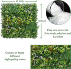 Artificial Grass Boxwood Hedges Wall Panels: 40" x 40" (11.5 sqft) UV-Anti Faux Greenery Fake Ivy Leaves Privacy Fence Screen Backdrop for Garden Covering Privacy, Outdoor Indoor Decor