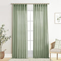 XTMYI Sage Green Curtains 108 Inches Long for Big Window,Extra Long Light Green Curtains for High Ceiling Living Room