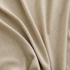 MIULEE Non-See-Through Privacy Linen Curtains 2 Panels, Light Filtering Window Curtains Farn House Textured Back Tab Semi Sheer Drapes for Bedroom Living Room, 52 x 72 Inches Long, Copper Brown