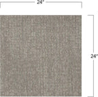 Mohawk Advance 24" x 24" Berber (Loop pile), 0.09" Pile Height, Carpet Tile, PET Fiber, Trending Topics Color, (24 Tiles), (96 sqft/carton)