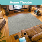 jxgzyy Soft Carpet Tiles 20×20 Inch, 0.38'' Padded Carpet Squares, Non-Adhesive Carpet Flooring with Textured Silicone Back, Easy DIY Soft NylonTiles for Home Gym, 12 Pcs/32.3 Sqft