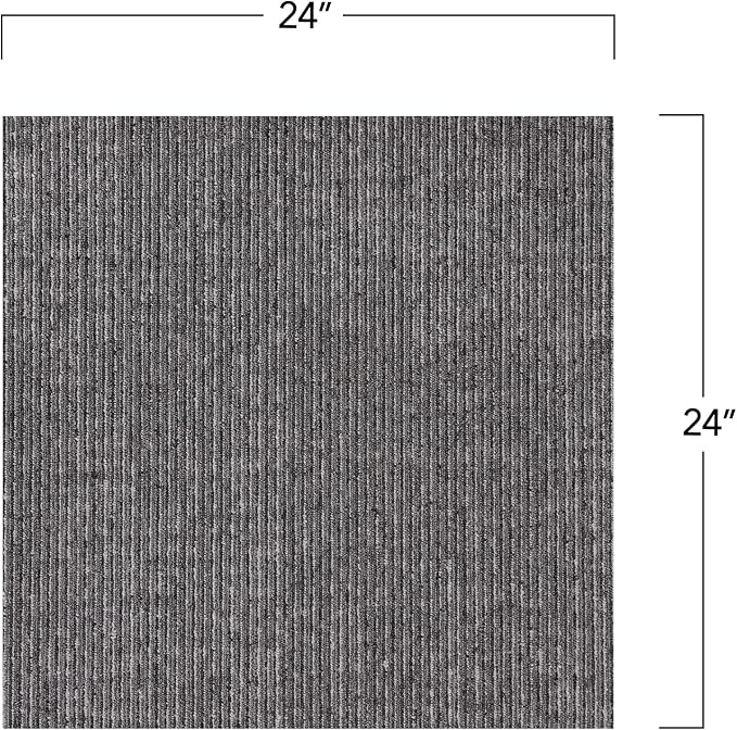 Mohawk Advance 24" x 24" Berber (Loop pile), 0.09" Pile Height, Carpet Tile, PET Fiber, Replay Color, (24 Tiles), (96 sqft/carton)