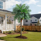 9FT Large Artificial Palm Tree Big Faux Tropical Phoenix Trees Indoor Outdoor Realistic Floor Plants Tall Fake Plant for Home Living Room Office Decor Porch Outside Patio arboles para decoracion