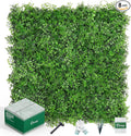 20"x20" Artificial Hedge Grass Wall, 8PCS Boxwood Panels, Greenery Backdrop Panles, UV Protected Privacy Fence Screen, Green Wall Decor for Outdoor Indoor Wedding Décor