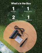 HIBOITEC 1 Pack 30W Outdoor LED Spot Lights 120V Plug in Flag Pole Light 3000LM 3000K Warm White Waterproof Landscape Spotlight for Yard Garden Tree Statue, 5.9 FT Cord with Plug