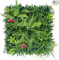 Artificial Grass Wall Backdrop Panels: 20X20 in 12P UV-Anti Greenery Boxwood Panels for Indoor Outdoor Green Plant Wall Decor & Ivy Fence Covering Privacy
