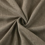 Vision Home Brown Pinch Pleated Semi Sheer Curtains Textured Linen Blended Light Filtering Window Curtains 63 inch for Living Room Bedroom Pinch Pleat Drapes with Hooks 2 Panels 40" Wx63 L