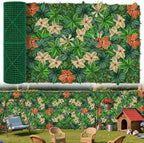 Artificial Grass Wall, 40"x20" (33.33 SQFT) Greenery Backdrop Wall with UV-Anti, Fake Plant for Outdoor Garden Fence and Indoor Home Wedding Party Decor