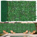40"x120"(33.33 SQFT) Grass Wall, Artificial Boxwood Panels, Privacy Hedge Fence Screen with UV Protection, Greenery Backdrop for Indoor Home Wedding Decor and Outdoor Garden Backyard