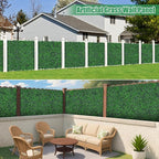 Artificial Greenery Wall Rolls,48"x 120"(40 sq.ft) UV-Anti Faux Ivy Leaves Privacy Fence Screen Grass Wall Roll Panels for Indoor Home Decor and Outdoor Garden Backyard