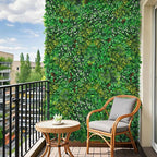Grass Wall, Artificial Tropical Boxwood Panels 40"x120"(33.33 SQFT), Privacy Hedge Fence Screen with UV Protection, Greenery Backdrop for Indoor Home Wedding Decor and Outdoor Patio Backyard