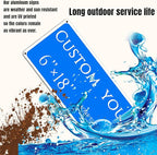 Custom Sign, street signs customized，custom wedding,name Signs, Multiple Sizes, Customize for Office, Business, Workplace, office, Home, Delivery Signs,Reflective(6 * 18 Inch)