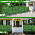 Artificial Grass Wall Panels, 20"x20" 12pcs Hedge Grass Backdrop, UV-Anti Fake Greenery Plant Boxwood Panels, Green Wall Decor for Outdoor Indoor Patio Garden Backyard